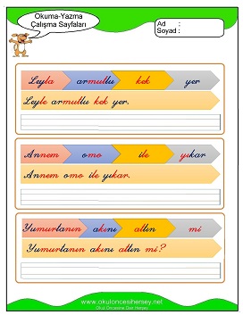 y sesi Grubu Çalışma Sayfaları